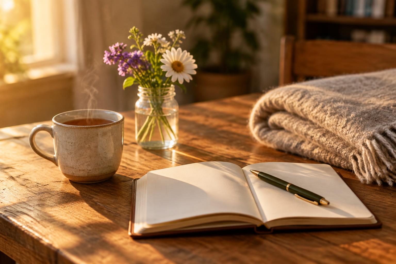 Tea and a journal